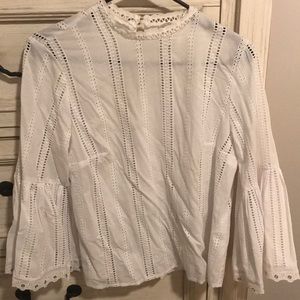 White H&M blouse | size 4